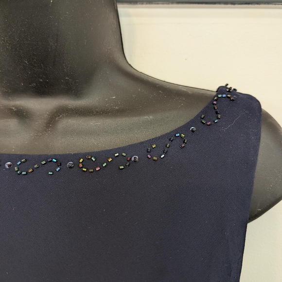 Alex Evenings Navy Maxi Dress - Picture 4 of 4